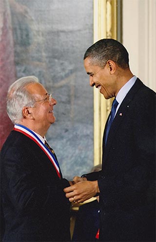 Federico Faggin und Barak Obama