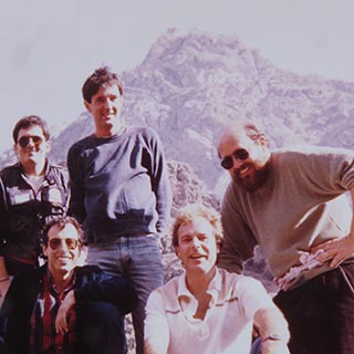 Otto Höschle 1988 nördlich von Teheran