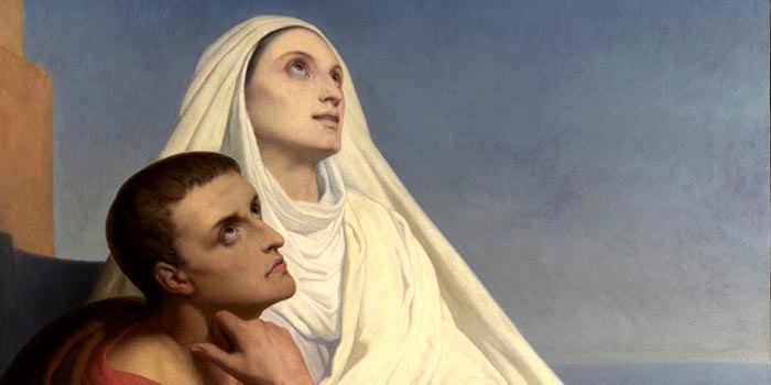 Ary Scheffer: Augustinus uns Monika