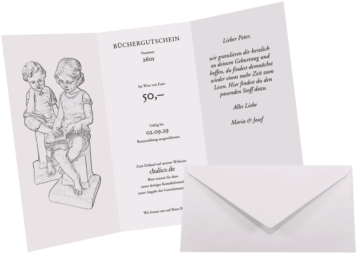 Geschenkgutschein, Büchergutschein